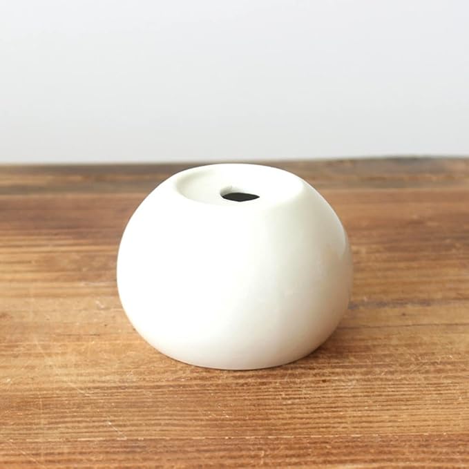 Angoily White Ceramic Plant Pots: Mini Pots Outdoor Garden Planters- Decorative Indoor Plant Pots- Garden Supplies Flowerpot Vase- Plants Succulent with Drainage Hole& Saucer