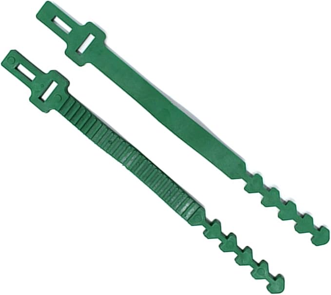 10 PCS Tree Stake Support Bands, Plant Ties Tree Training System, Heavy Duty Adjustable Interlock, Reusable Garden Plants Shrub Ties, Strap-Cable, Plant & Tree Ties for Staking 9.4inch