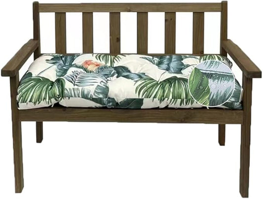 Outdoor Bench Cushion, Waterproof Swing Cushion Bench Seat Cushion, Swing Chair Replacement Seat Pads Cushion Pillow for Lounger Garden Furniture Patio Metal Wooden Bench (B, 59x20in)