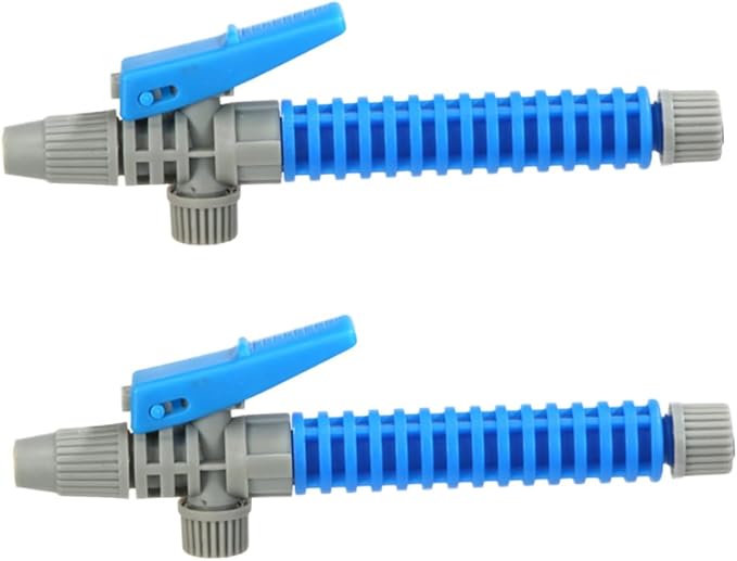 Toyvian 1set Versatile Sprayer Accessories with Grip Handle Replacement Nozzles for Outdoor Use Compatible with Various Spray Rods Prevents Water Leakage Random Color 2pcs