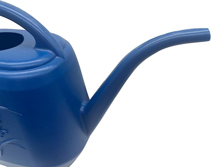 Hand Watering Can - with Long Spout - 1 Gallon - Blue