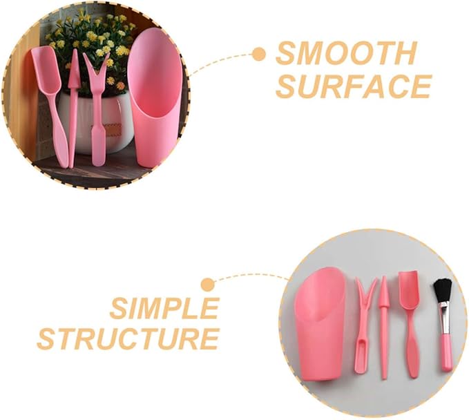BESPORTBLE 1set Garden Tool Gardening Accessories for Planting and Transplanting Includes Cleaning Brush and Shovel Gardening Work Supplies for Easy Plant Care
