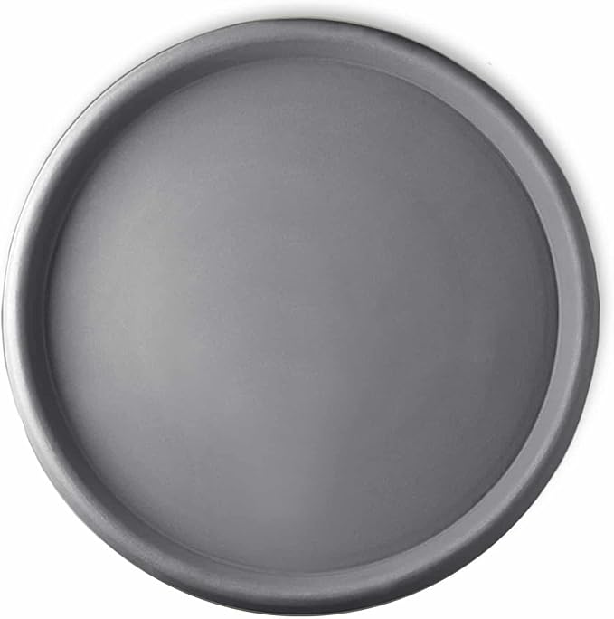 Crescent Garden Universal Round Planter Saucer, Heavy Duty Drainage Dish for Plant Pots, Extra Large Plant Dishes Saucer, Indoor & Outdoor Plant Tray - Slate (23 inch Inner, 25.5 inch Outer Diameter)