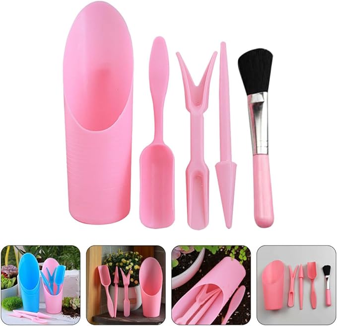 BESPORTBLE 1set Garden Tool Gardening Accessories for Planting and Transplanting Includes Cleaning Brush and Shovel Gardening Work Supplies for Easy Plant Care