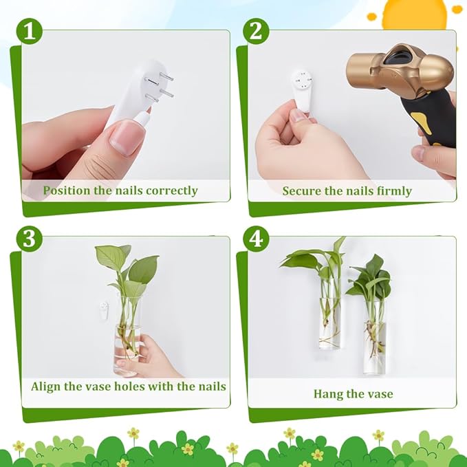 8 Sets Glass Planters, 5.9 in H x 1.87 in D Propagation Vases Tabletop Propagation Vase Tabletop Plant Decor for Growing Plants Garden Home Office Decor