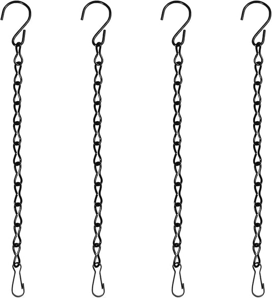 12 Pack 12 Inches Hanging Chain for Bird Feeders, Planters, Birdbaths, Billboards, Lanterns, Chalkboards, Decorative Ornaments (12 Inch 12pc)