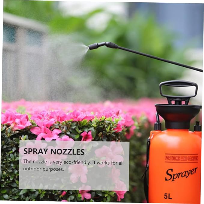 TOYANDONA 6pcs Ergonomic Spray Nozzles Non- Handle Trigger Control for Garden and Agricultural Use Plastic Construction Selection