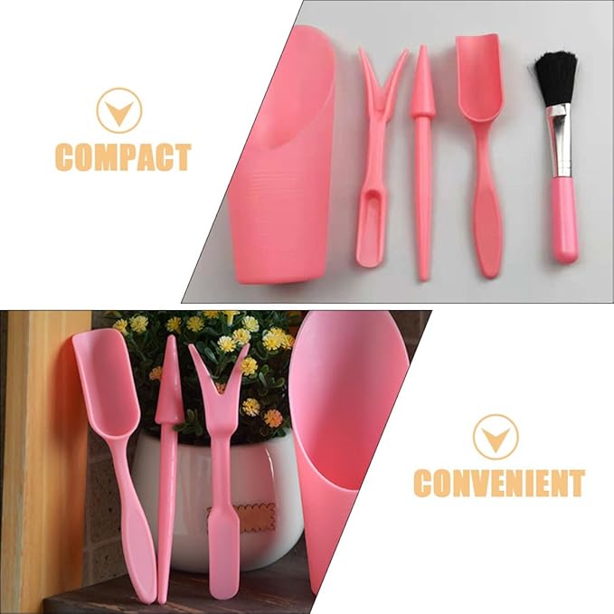 BESPORTBLE 1set Garden Tool Gardening Accessories for Planting and Transplanting Includes Cleaning Brush and Shovel Gardening Work Supplies for Easy Plant Care