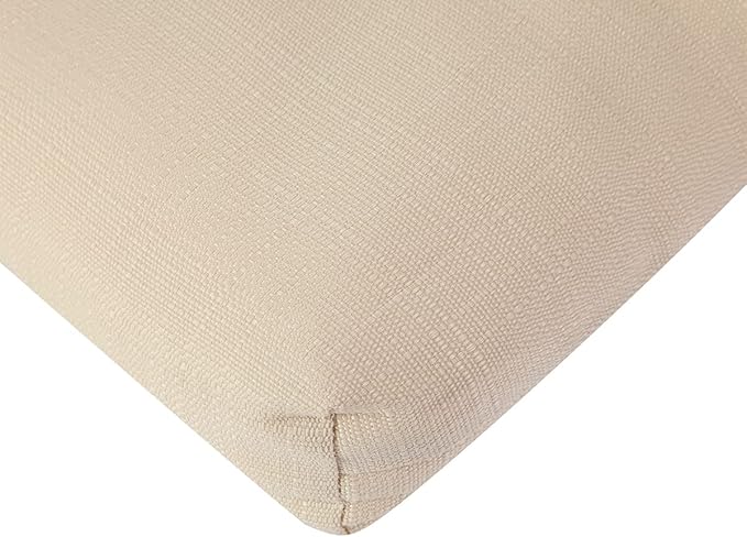 Outdoor Chair Cushions 19 x19 Inch,Water Resistant Tufted Seat Cushions 19",Reversible,Weather Resistant,Rounded Back Wicker Chair Cushion for Patio Garden Furniture(Antique Beige)
