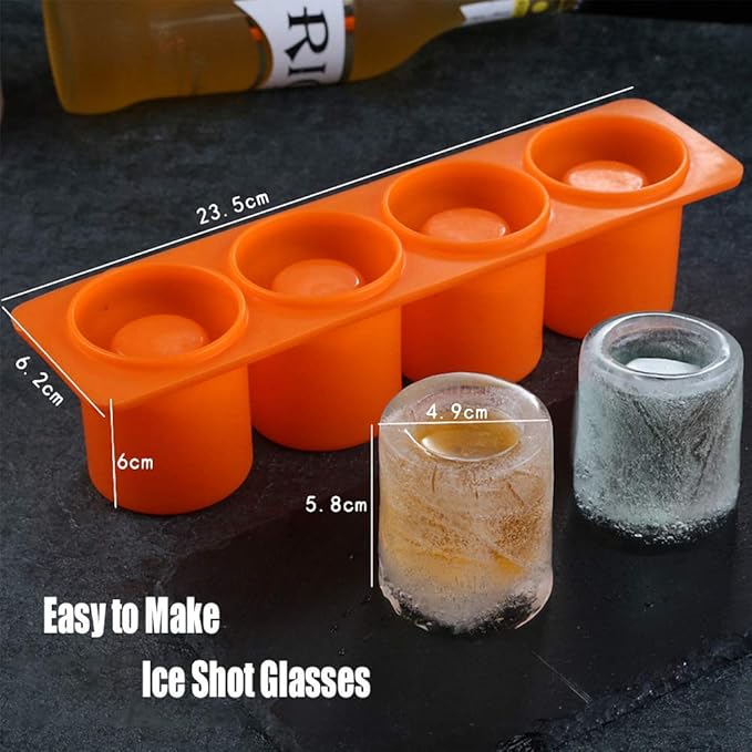 2Pcs Succulent Plants Pot Concrete Cement Mold Flower Pot Plaster Moulds Ice Shot Glass Molds Tea Light Candle Holder Pen Holder Resin Epoxy Casting Mold (Random Color)