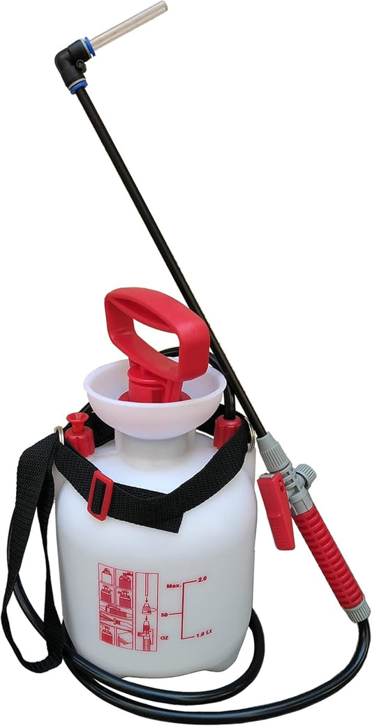 Watering Can Device for Watering Hanging Plant Basket Hard to Reach High Plant Watering Bottle Sprayer for Indoor or Garden 2L(0.5Gal)