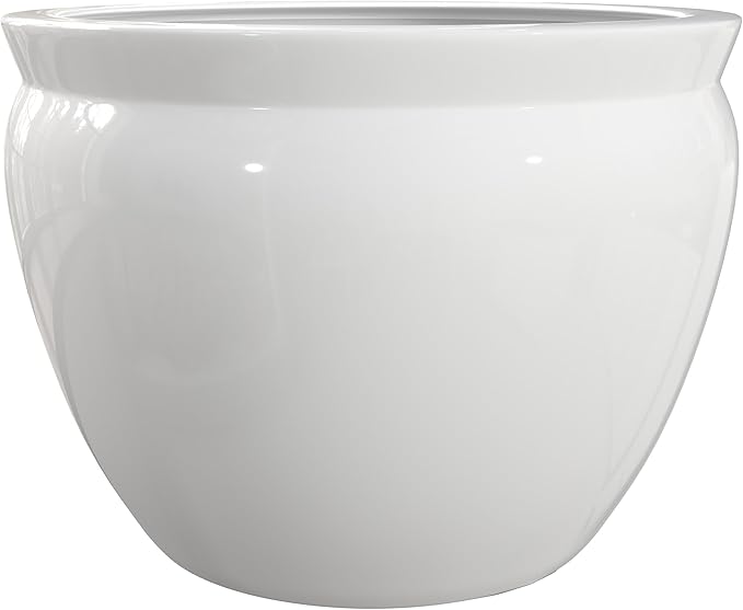 Red Lantern 8" Fishbowl - White