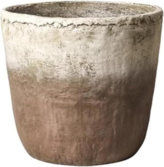Vintage Plant Pot Flower Pots with Drainage Holes Creative Large Floor Planters Garden Decor(Large)