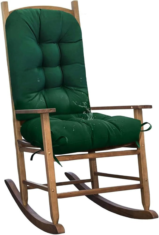 Outdoor Chair Cushions for Patio Furniture Waterproof Patio Chair Cushions Seat Pad for Garden Home Offce Dark Green
