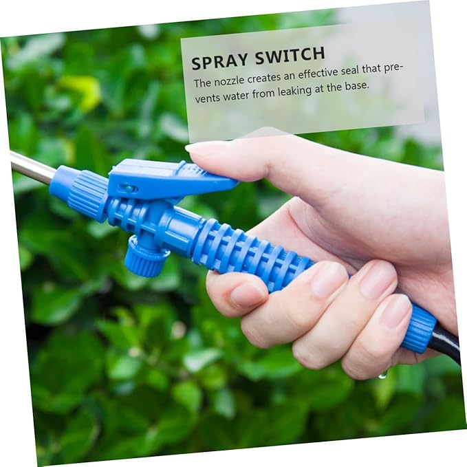 Toyvian 1set Versatile Sprayer Accessories with Grip Handle Replacement Nozzles for Outdoor Use Compatible with Various Spray Rods Prevents Water Leakage Random Color 2pcs