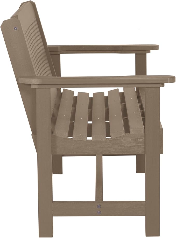 Sequoia Professional Commercial Grade Exeter Garden Bench, 4ft, Woodland Brown