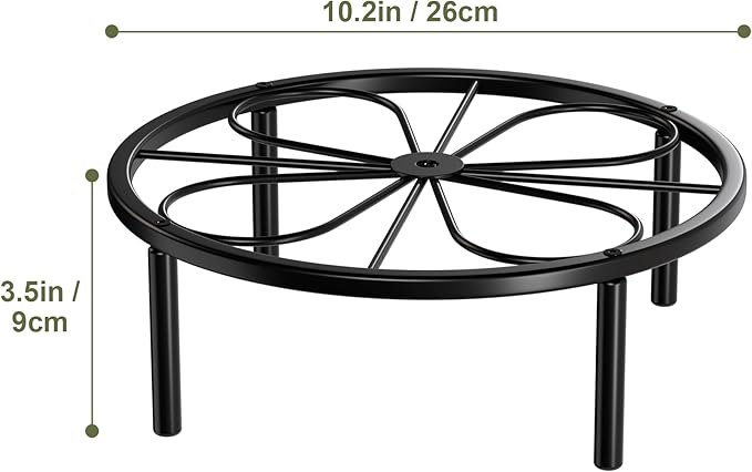 Plant Stand Plant Holder - Short Plant Riser for Garden Courtyard, Heavy Duty Flower Stand for Multiple Plant Indoor or Outdoor.