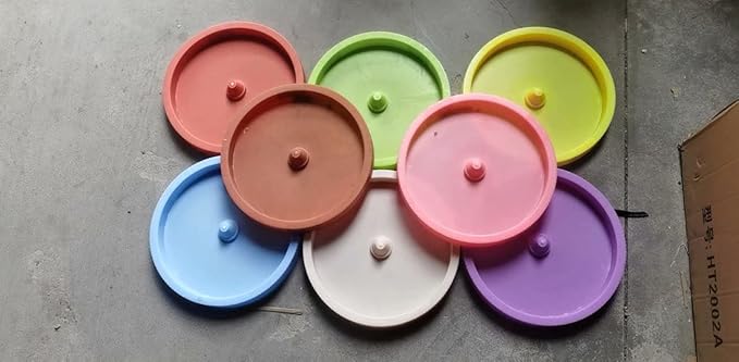 Tier Stackable Vertical Planter Set with Tray -Stacking Flower Pot Tower Garden Tower Ideal for Growing Strawberries, Herbs, Vegetables, Flowers, Indoor/Outdoor Porch Decor,White