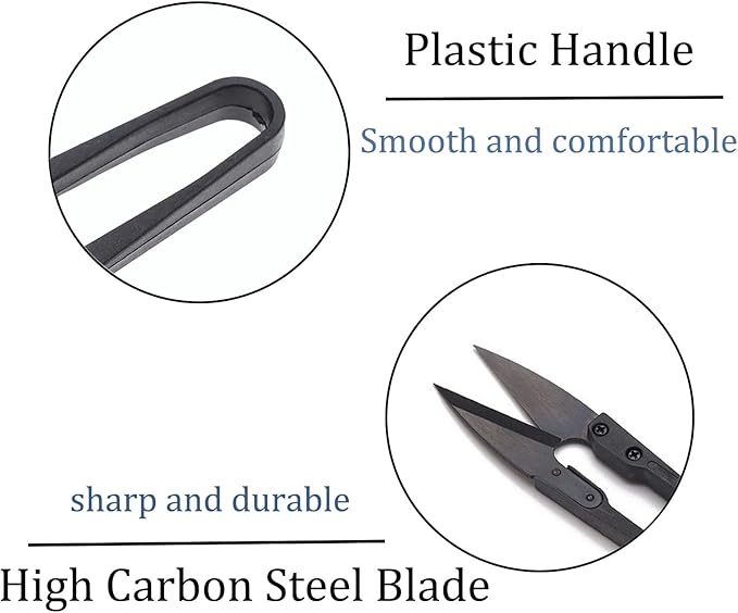 JINJIAN Bonsai Pruning Scissors 6 PCS - Small Pruner Shears Bud Leaves Trimmer Garden Shears for Plants, Gardening Clippers for Flower Bonsai Trimming Pruners