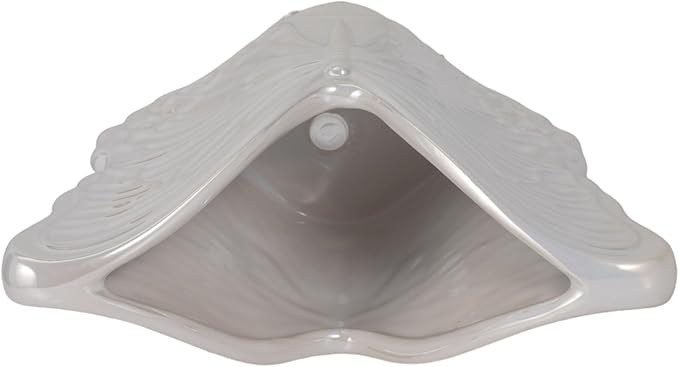 Decorative Ceramic Flower Pots for Home Decor – Indoor and Outdoor Planters with Butterfly Design for Succulents and Garden Plants – Cute Plant Pots for Garden, Patio or Room Decor – 6" Ivory & Tan