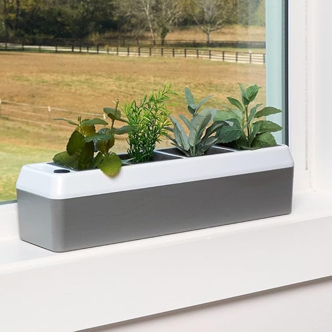 Windowsill Herb Planter - Self Watering