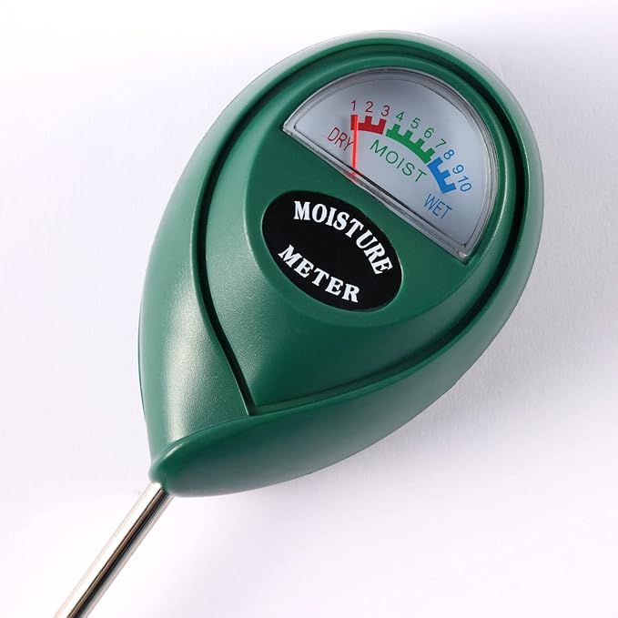 2 Packs Soil Moisture Meter, Plant Water Meter for House Plants, Soil Tester Test Kit Soil for Garden Lawn Farm Indoor & Outdoor Use, No Battery Required (Green)