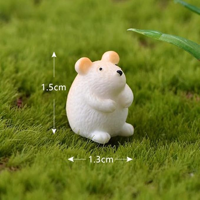 Small Animals Miniature Fairy Garden Accessories Micro Landscape Pots Bonsai Craft Decor 5PCS