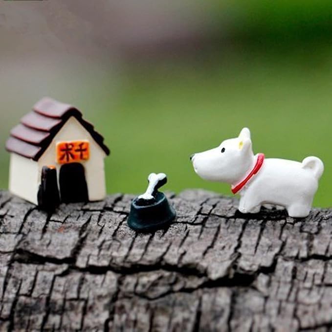 40pcs 9 Scenarios Fairy Garden Figurines Miniature Accessories, Micro Landscape