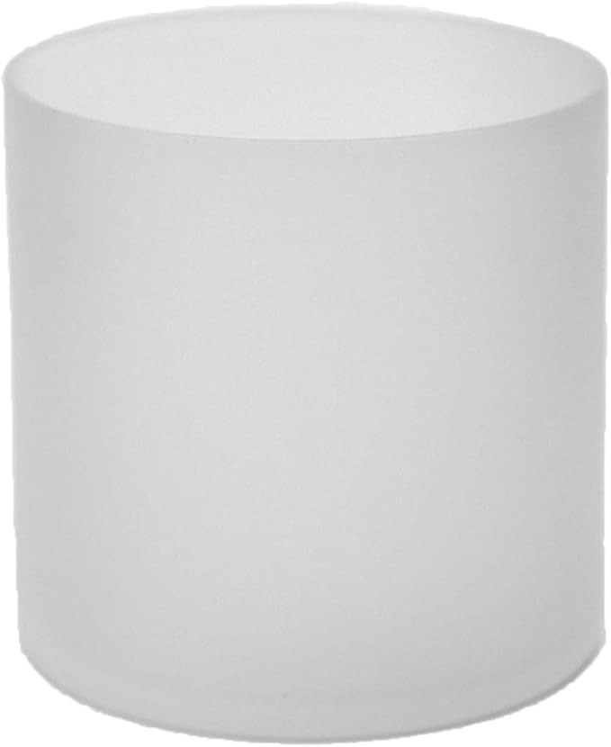 WGV Cylinder Vase, Width 6", Height 6", Frosted Glass Container Terrarium Candle Holder for Wedding Centerpiece, Party Event, Home Office Decor, 1 Piece