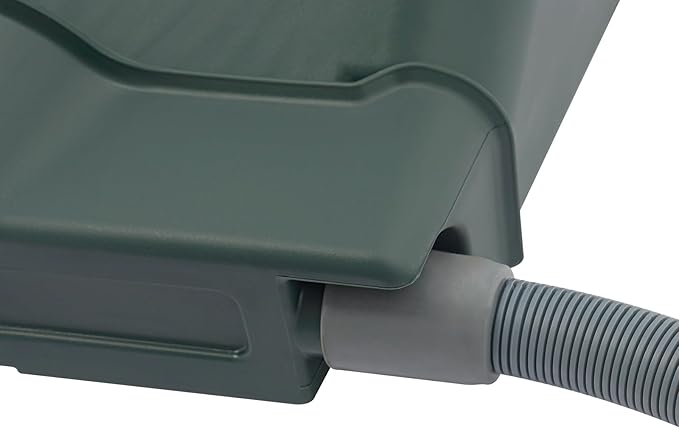 Vertical Wall Planter for Indoor Plant-Walls Mounted Pot with 6 Drainage Tray 24 Pack, 13" Planter w/6.56ft Drainage Pipe for Decor, Plastic Pots Balcony Planters (24, Army Green)