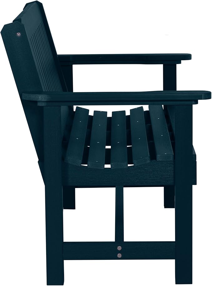 Sequoia Professional Commercial Grade Exeter Garden Bench, 4ft, Federal Blue
