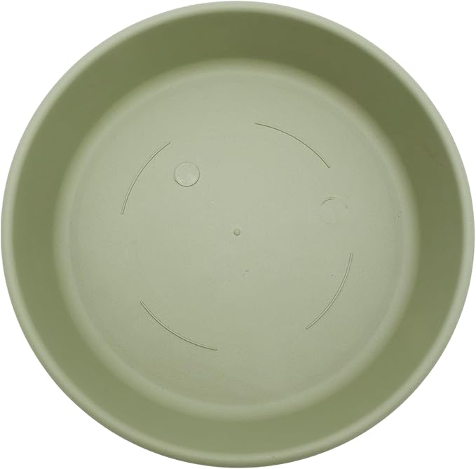 The HC Companies Flower Pot Saucers - Plastic Plant Saucer for Outdoors & Indoors - Traditional Design Plant Pot Trays for Water Drainage - Durable & Stylish Round Plant Tray (17.5-inch Seafoam)