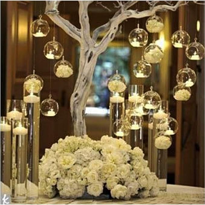 Pcs of 8 Hanging Glass Terrarium Air Plant Candle Holders Home Wedding Party Centerpieces Decor Indoor Outdoor Air Plant Terrariums