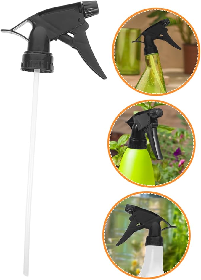 balacoo 10pcs Spray Bottle Nozzles Replacement Ergonomic Press down Nozzles for Gardening Durable Watering Accessories for Easy Plant Care and Cleaning