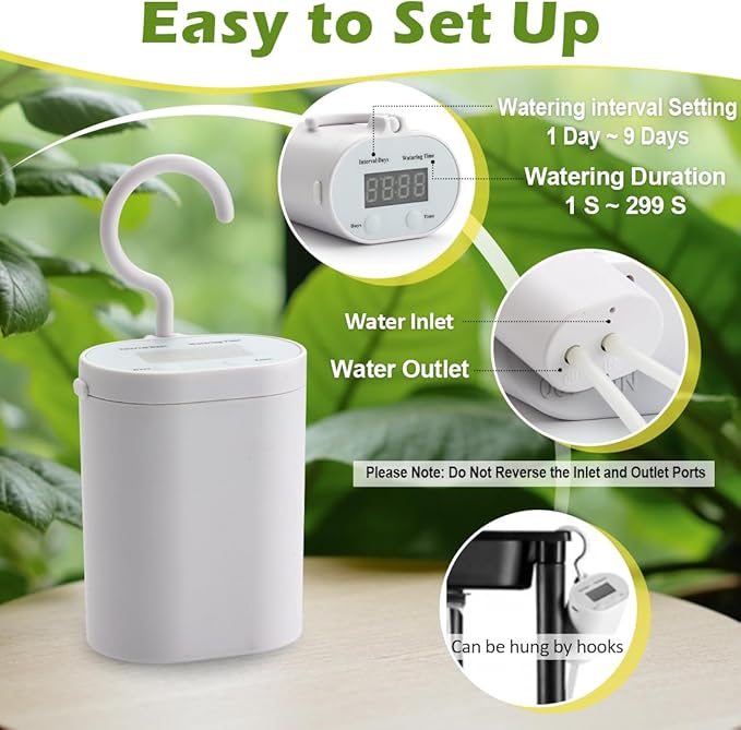 5-Tier Vertical Seed Starter Tray with Grow Light, Ebb and Flow Tidal Special Plant Stand Saucer, Automatic Circulation Watering Rack Indoor/Greenhouse, Designed for Seedling Trays, Pots