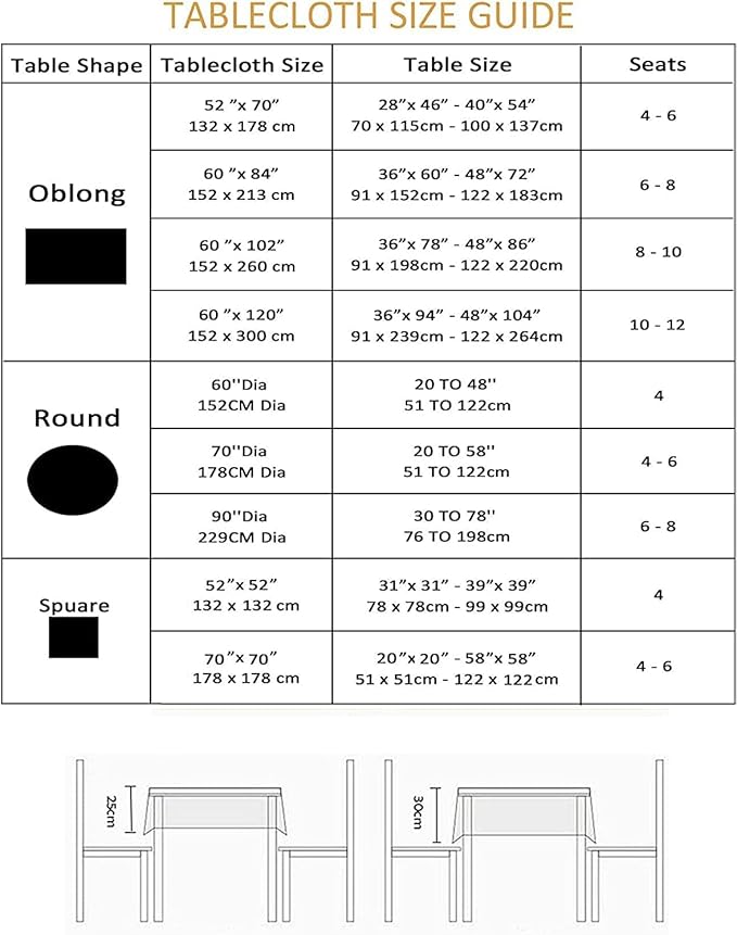 Outdoor Tablecloth Wrinkle-Free Stain Resistant Waterproof Polyester Fabric Table Cover with Zipper Umbrella Hole for Picnic/Party/Dinner/Patio Garden(60×84inch,Zippered,Blue Fog)
