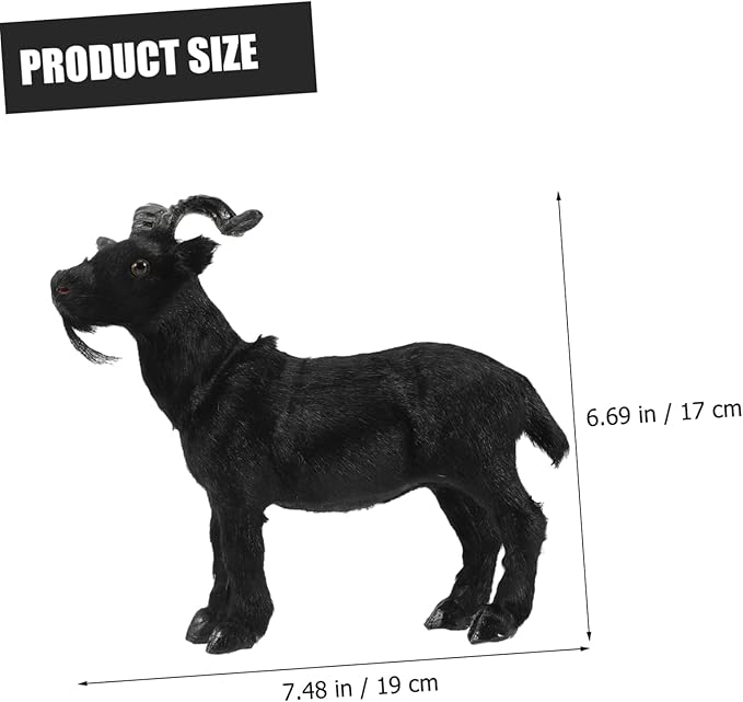 Artificial Goat Sculpture Charming Outdoor Garden Statue Fun Farm Goat Ornament for Home Decor Premium Quality for Relaxing Atmosphere