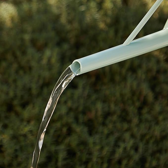 Farmlyn Creek Watering Can - Plant Waterer with Long Spout & Detachable Sprinkler Head - Compact Design for Indoor Garden - Kids Watering Can for Gardening - Green, 0.4 Gallon