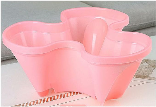 Tier Stacking Flower Pot Tower Stackable Vertical Plastic Garden Planter Vegetable Flower Strawberry Planter Pot-Space Saving Set, Pink