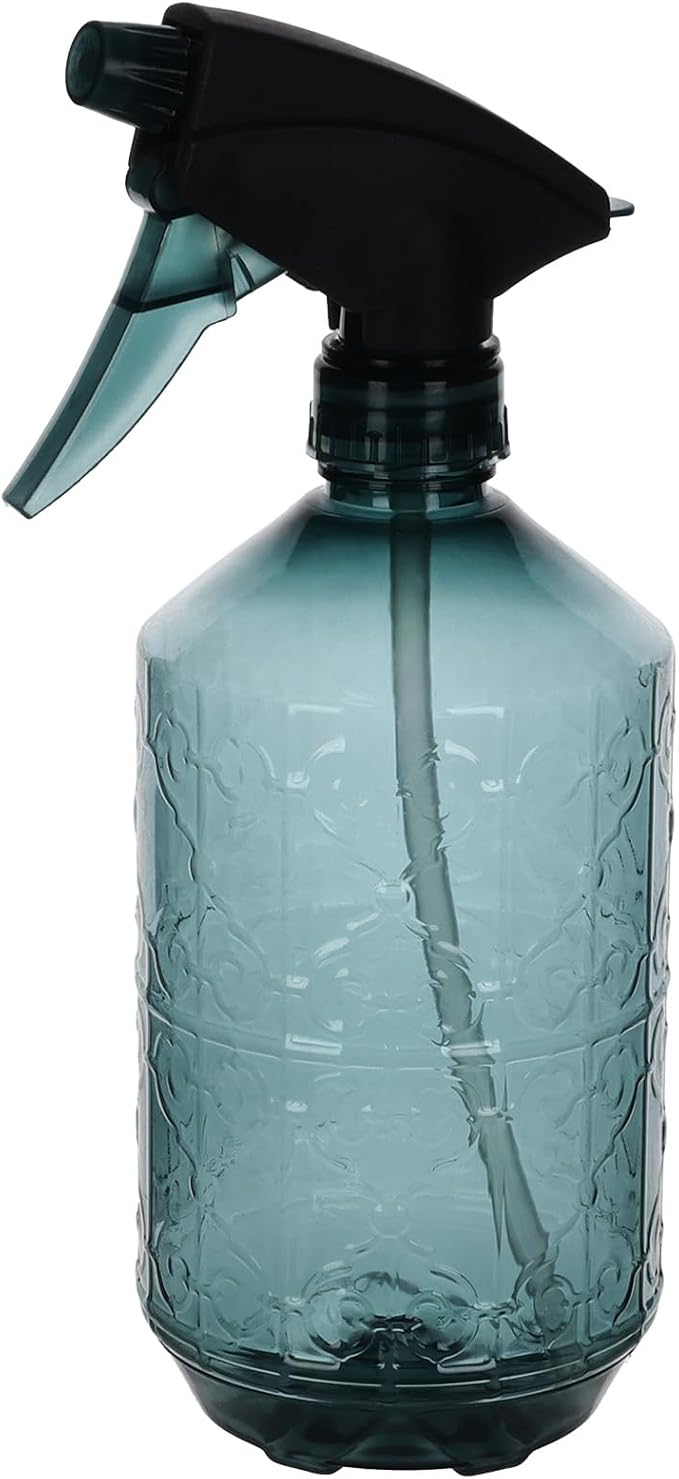 driew Plant Mister Spray Bottle, Plant Mister Water Spray Bottle for Plants Misting Bottle Water Fine Mist, Cleaning Solutions, Gardening, Indoor, Outdoor (Clear Blue - 27oz)