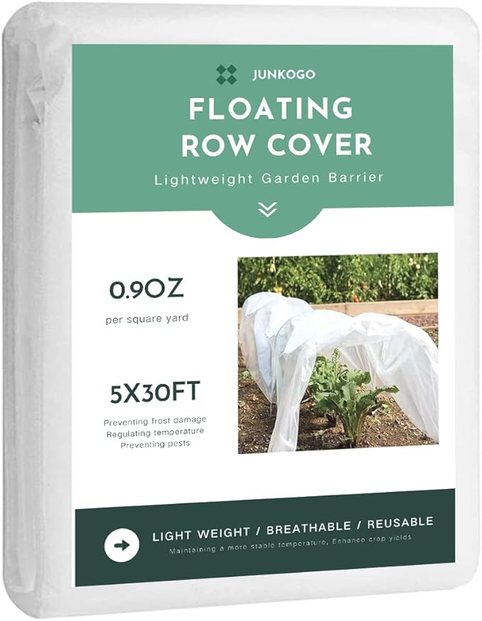 Plant Freeze Protection Cover, 5x30ft Frost Cloth Winter Garden Blanket, Floating Row Cover for Cold Weather and Shade, Perfect for Outdoor Vegetables, Trees, Greenhouse