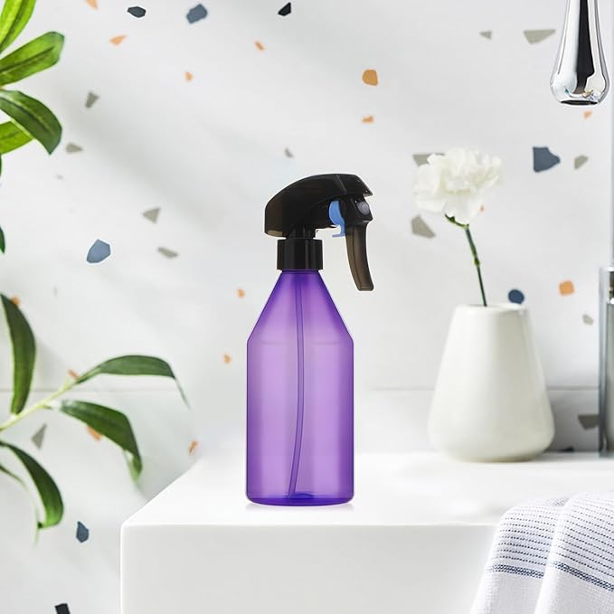 driew Plant Mister Spray Bottle, Plant Mister Water Spray Bottle for Plants Misting Bottle Water Fine Mist, Cleaning Solutions, Gardening, Indoor, Outdoor (Purple - 10oz)
