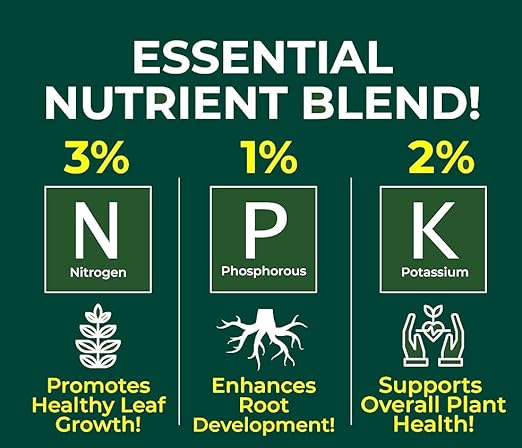 𝐏𝐑𝐎𝐅𝐄𝐒𝐒𝐈𝐎𝐍𝐀𝐋 3-1-2 All-Purpose Liquid Fertilizer Concentrate for All Indoor Plants & Flowers - Multi-Purpose Organic Blend for Indoor Growing [8 OZ]