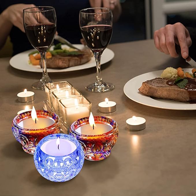 4PCS Tealight Candle Holder Resin Molds Succulent Planter Silicone Molds for Resin Epoxy Casting Mold for DIY Candlestick Jewelry Box Flower Pot Wedding Home Table Decor