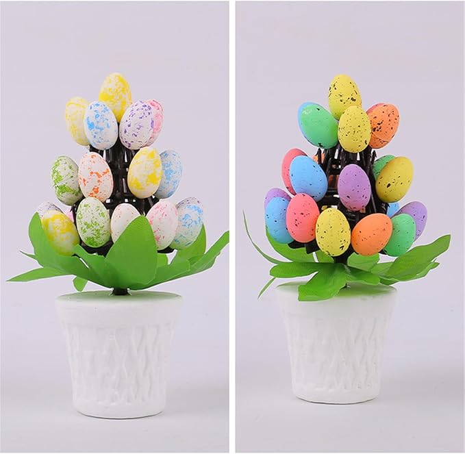 Sturdy Easters Eggs Potted Decoration Stylish Easters Eggs Vase Accent Display Decoration for Seasonal Home Styling Festival Atmosphere
