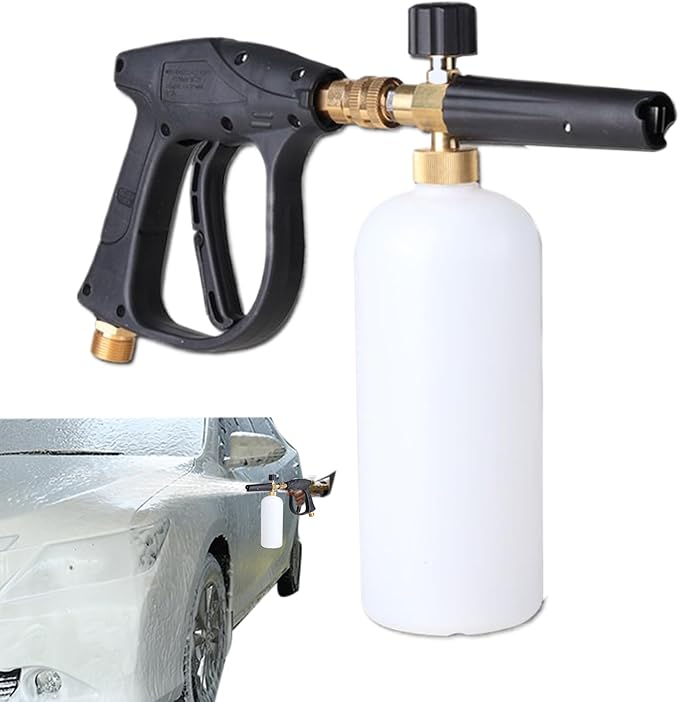 Pressure Washer Foam Cannon, Car Wash Foam Sprayer, Portable Vehicle Accessories, Hose Attachments, Garden Cleaners for Automotive Multi Cleaning Tool