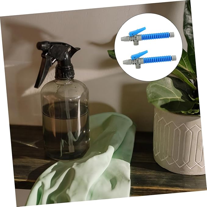 TOYANDONA 1set Spray Nozzles with Ergonomic Grip Plastic Construction for Garden Connection Non Slip Handle for Comfortable Use for Spraying and Gardening Random Color 2pcs