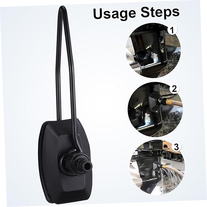 Engine Flusher Accessory Motor Cleaning Device for Boat Maintenance Garden Hose Compatible Essential Yacht Tool for Engine Care