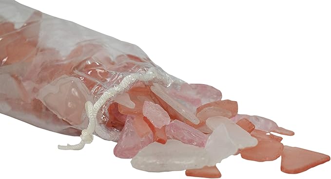 Around 4 Pounds of Decorative Stones Perfect for Aquariums, Vase Fillers, Table Scatter, Scrapbooking and Much More! Beautiful Gems! (Panacea Pink Sea Glass)