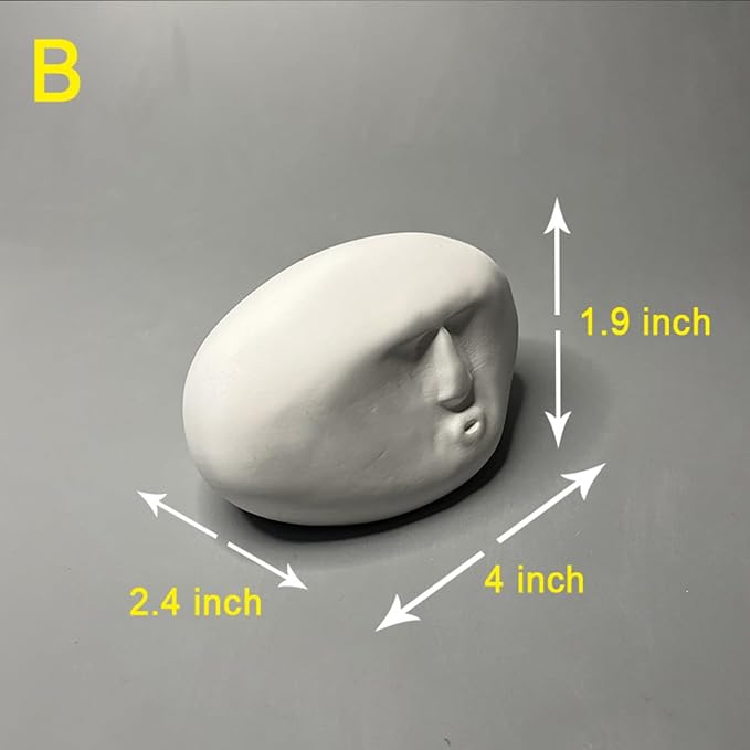 Cute Stone Primitive Man Figurine: Funny Stoneman Statue for Outdoor Decor, Carving Face Garden Home Decoration Fish Tank Ornament - Stone Family